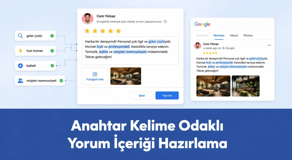 Anahtar Kelime Odaklı Yorum İçeriği Hazırlama